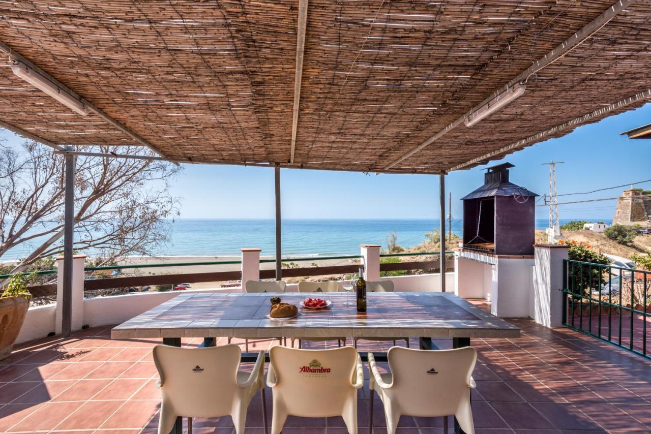 Villa Casa Del Pipa Con Vistas Al Mar Benajarafe Exterior foto