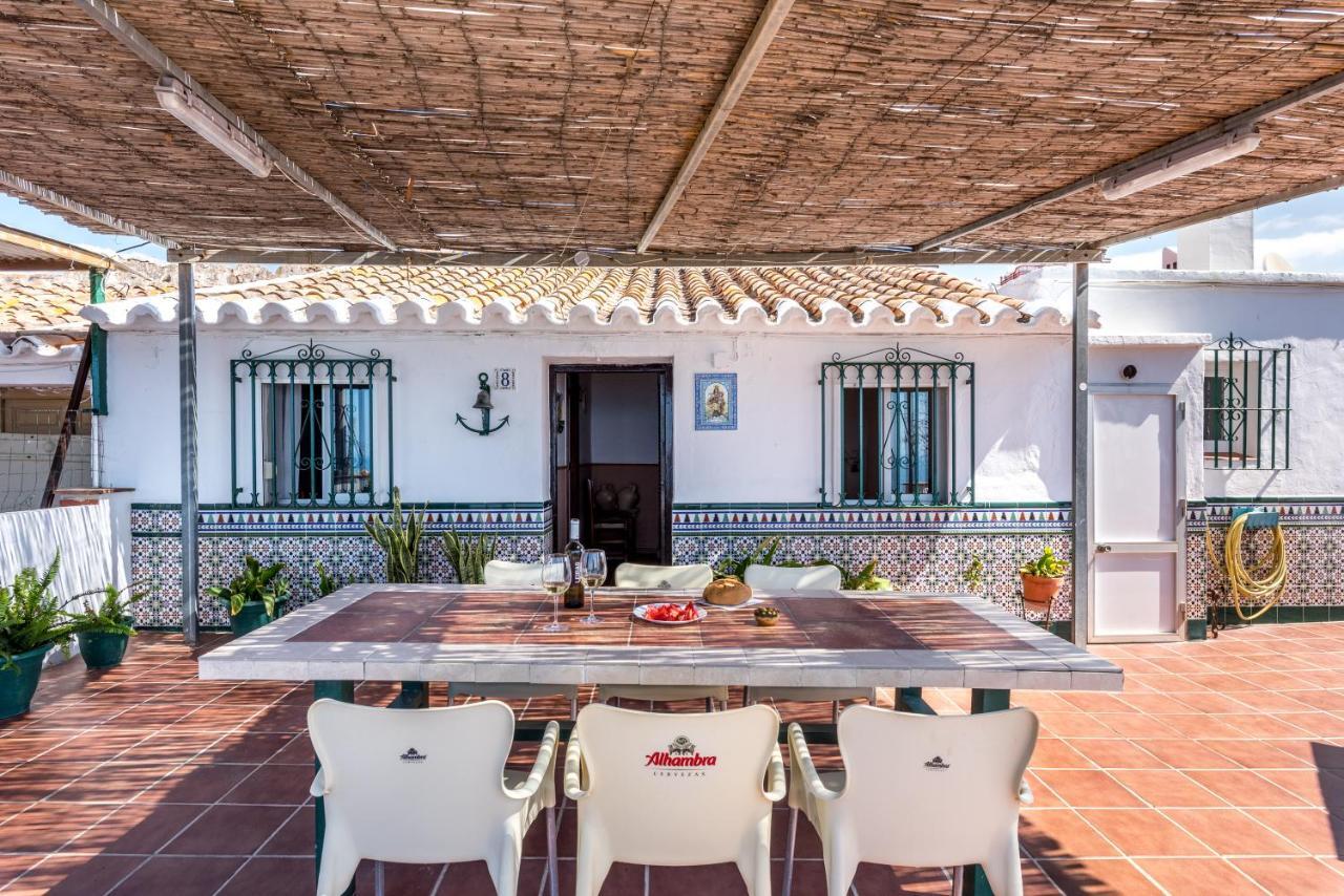 Villa Casa Del Pipa Con Vistas Al Mar Benajarafe Exterior foto
